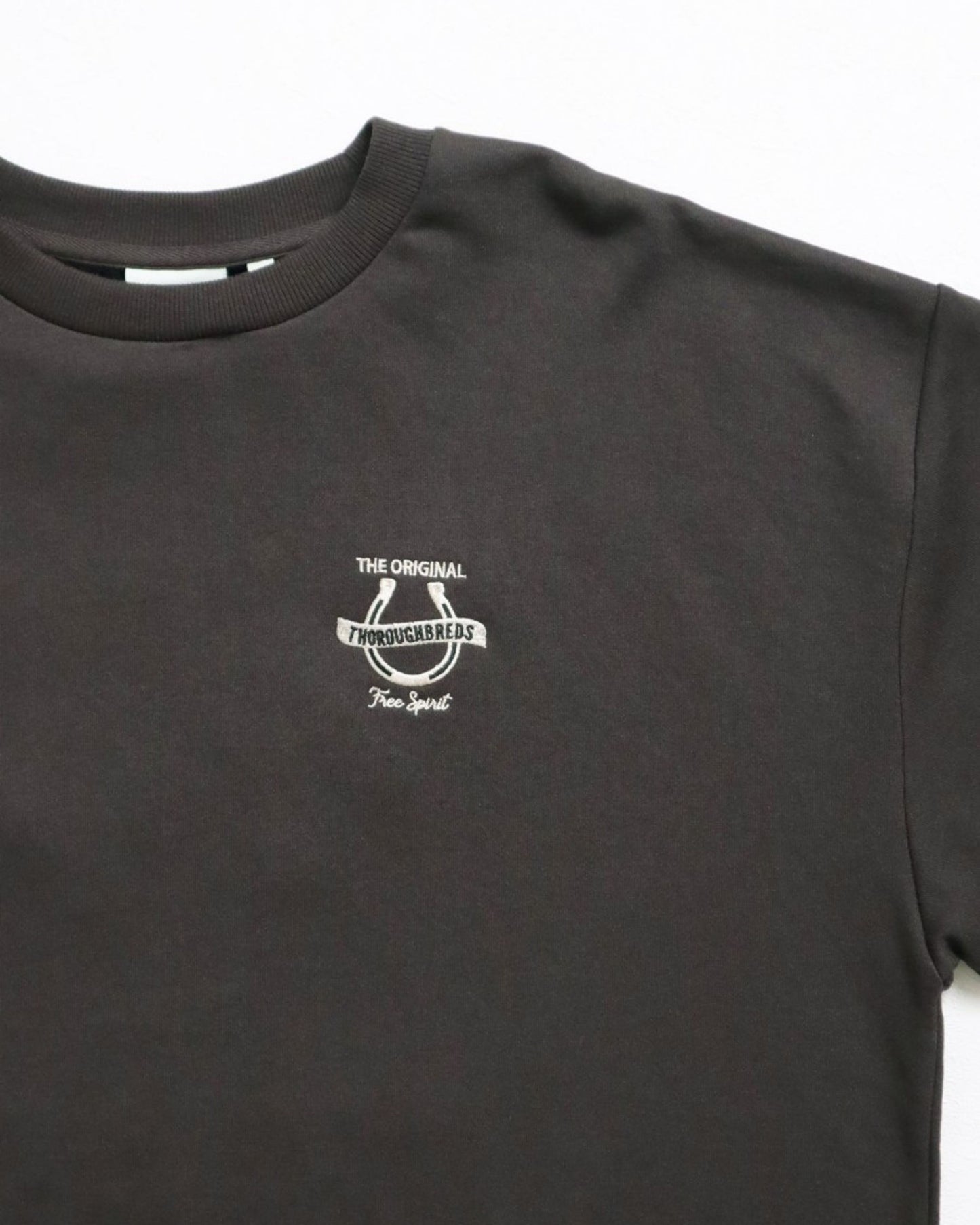 馬刺繍ロゴスウェット