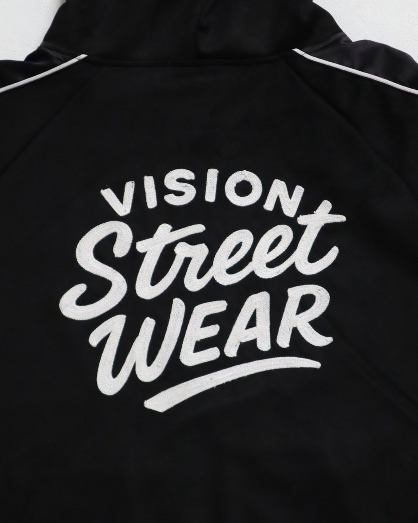 Satin Line Jacket / フェイクスウェードZIPパーカー