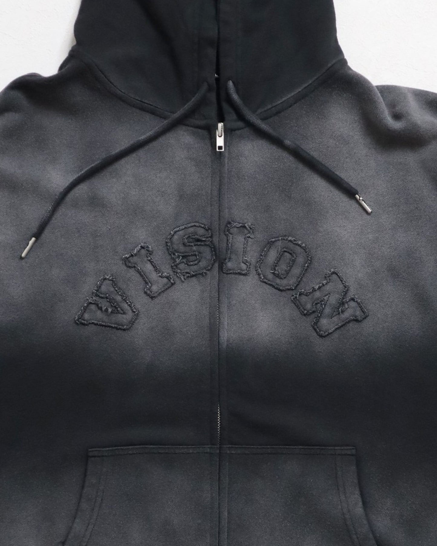 Bleach College ZIP / ブリーチ加工Wジップカレッジパーカー