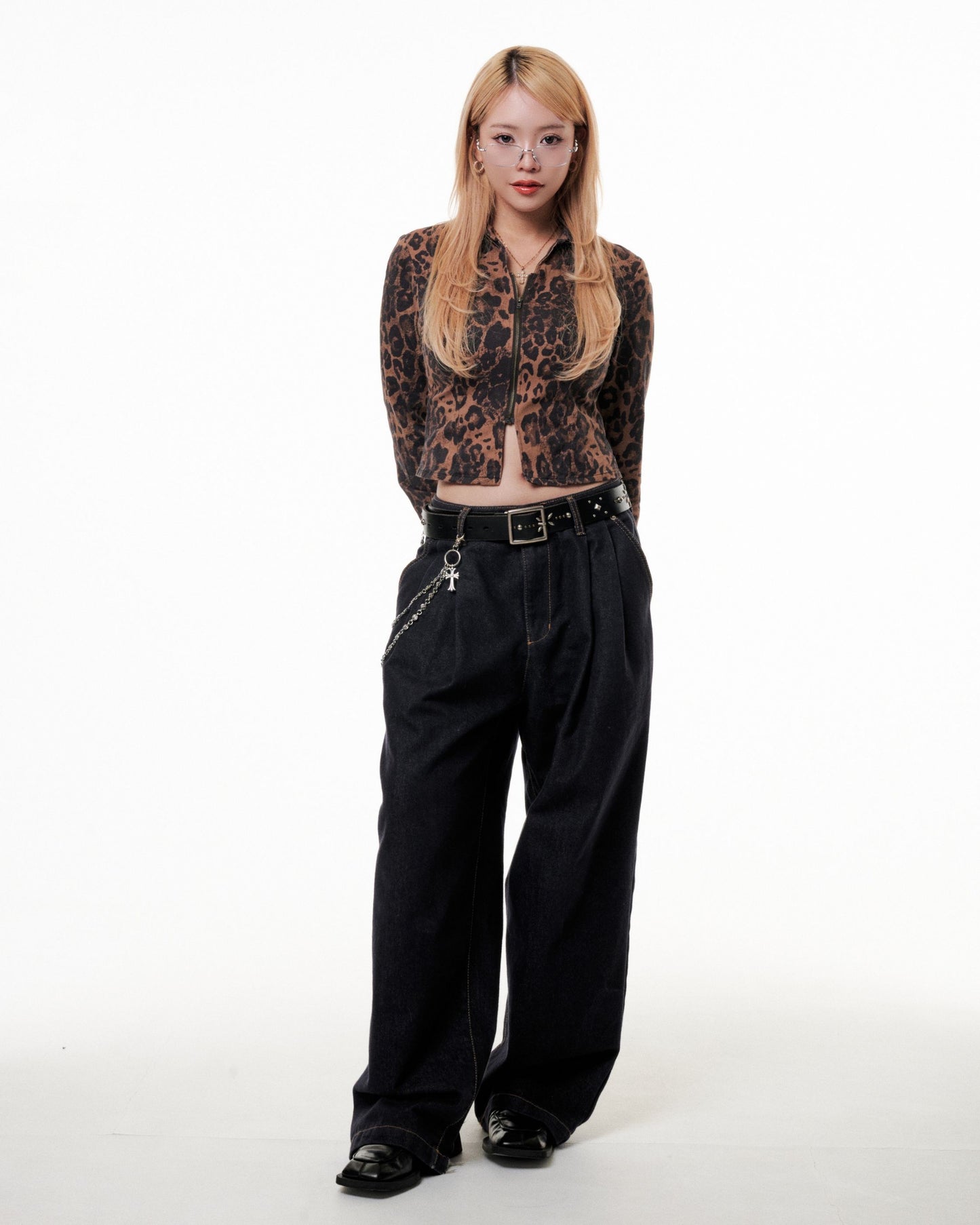 Cross W Chain belt / クロスチャームチェーンベルト