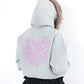 Ponch fur hood zip hoodie / ポンチファーフードZIPパーカー