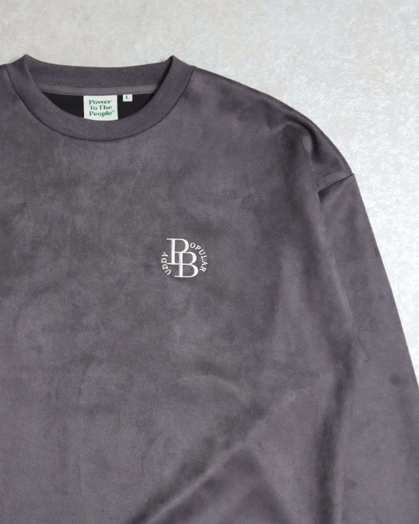 Cat Suede Sweatshirt