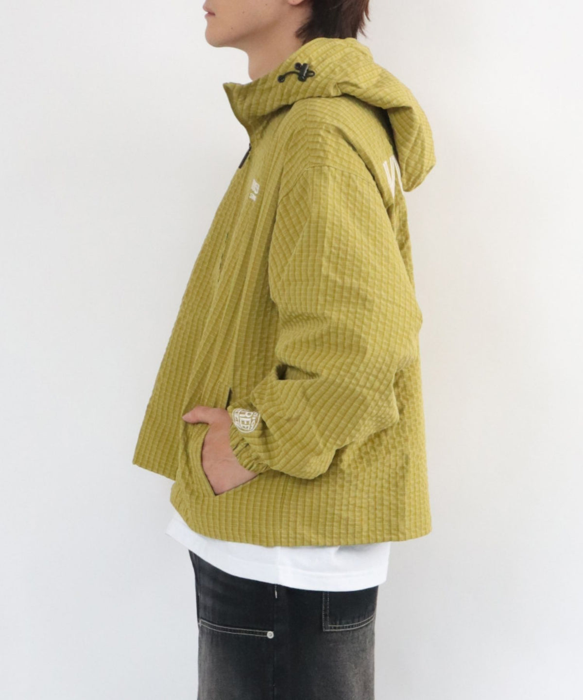 Stand neck hoodie jacket / スタンドネックフーディージャケット