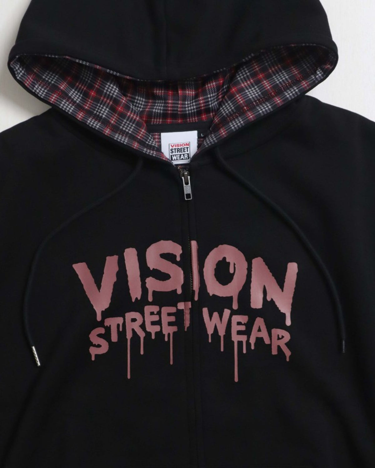 Ghost check hood ZIPPK / ゴーストチェックフードパーカー