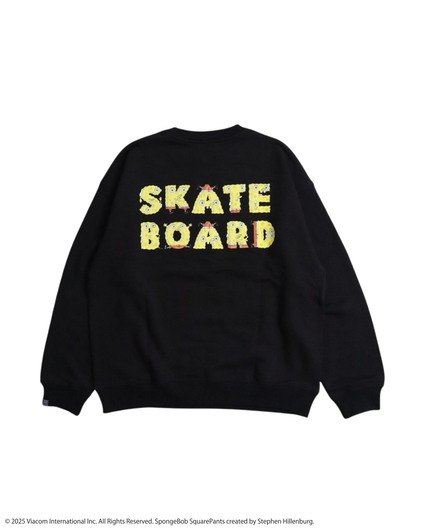 【スポンジ・ボブコラボ】Skateboard Sweatshirt / POPプリントコラボスウェット