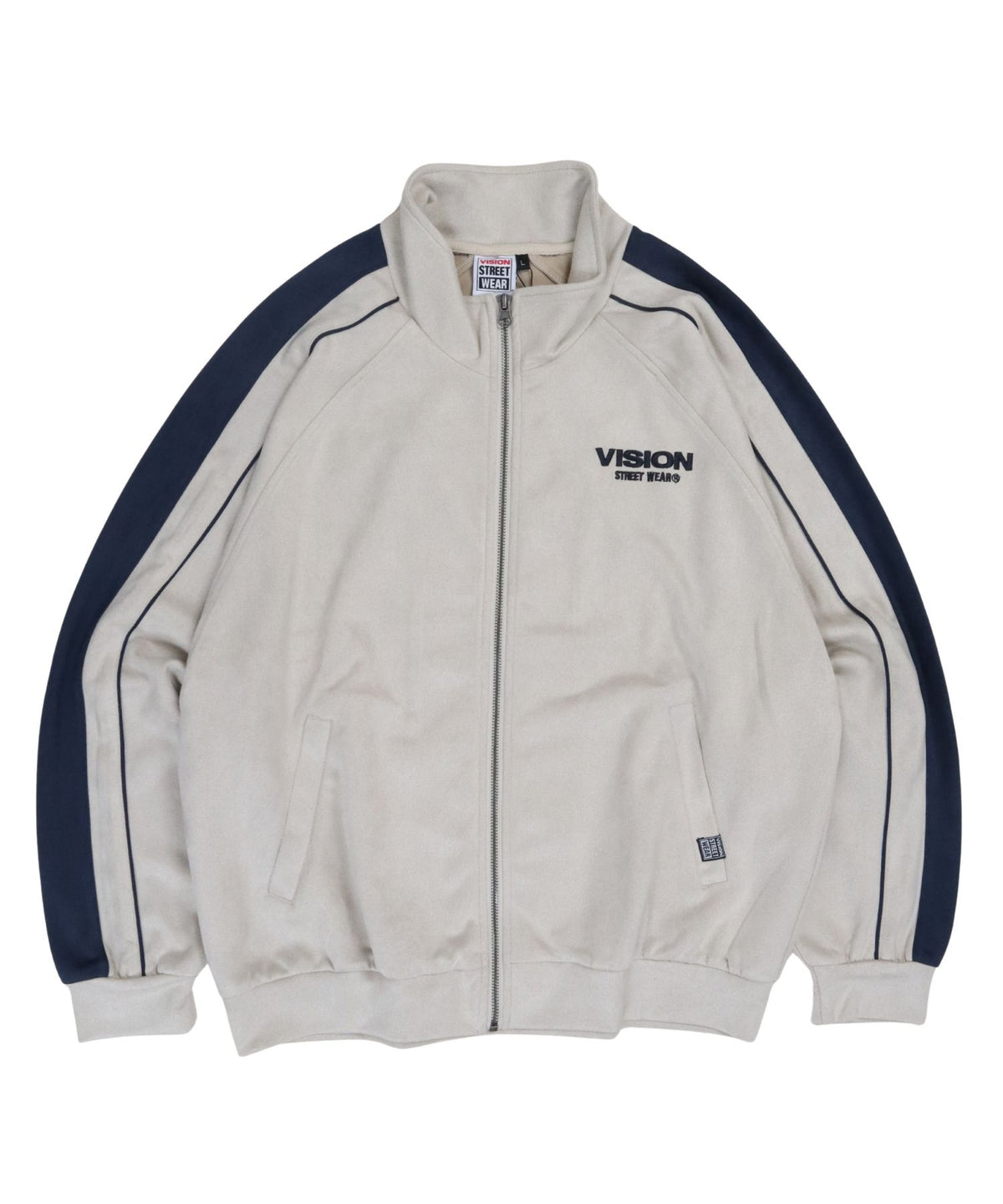 Fake suede track jacket / フェイクスエードトラックジャケット