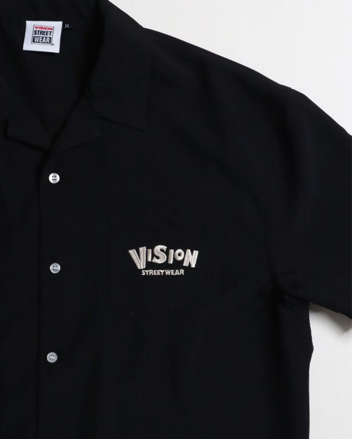Curve Logo Shirt / 異素材カーブロゴシャツ