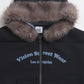 Ponch fur hood zip hoodie / ポンチファーフードZIPパーカー