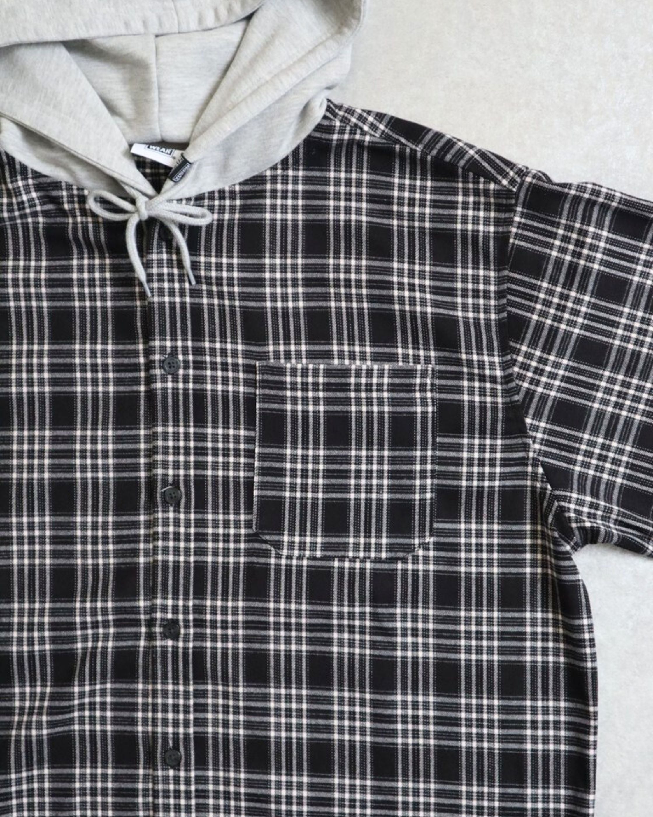 VISION STREET WEAR】Hoodie Check Shirt / 90s ストリートフード
