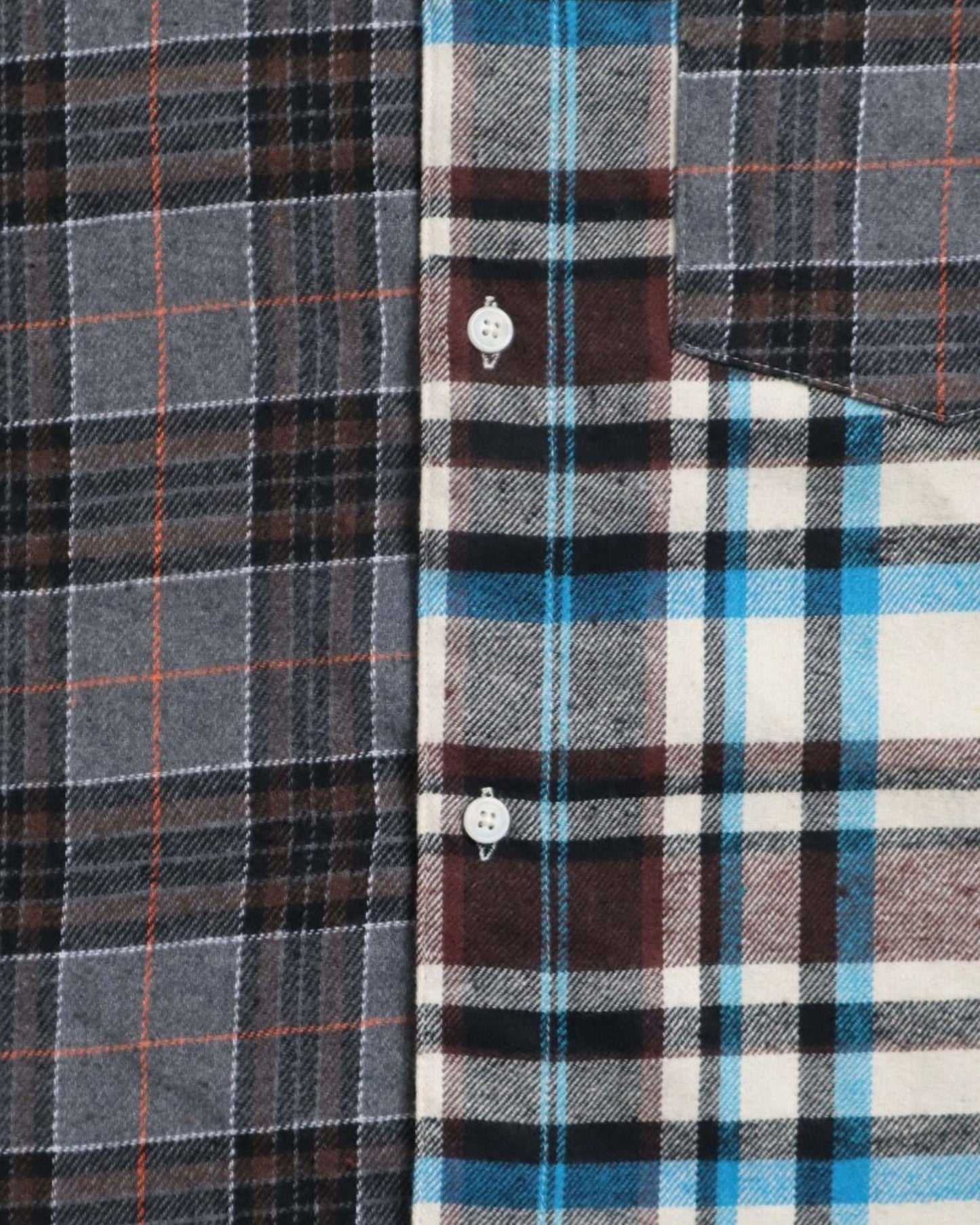 【10色展開】ネルチェックシャツ
