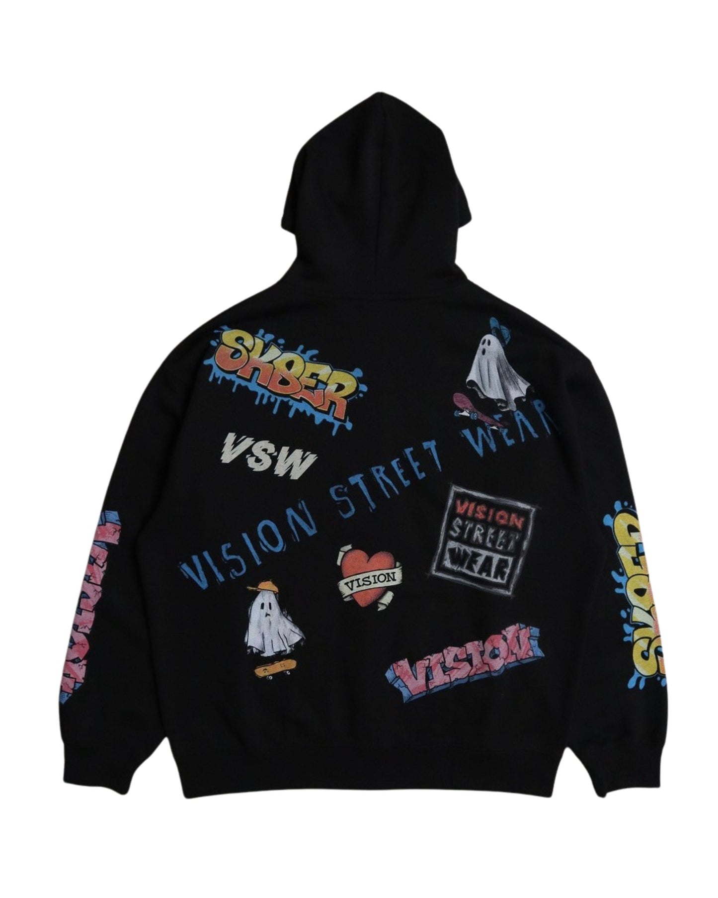 Graffiti Print Hoodie