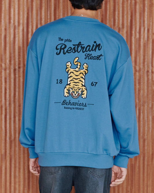 チベタンラグスウェット　タイガー柄