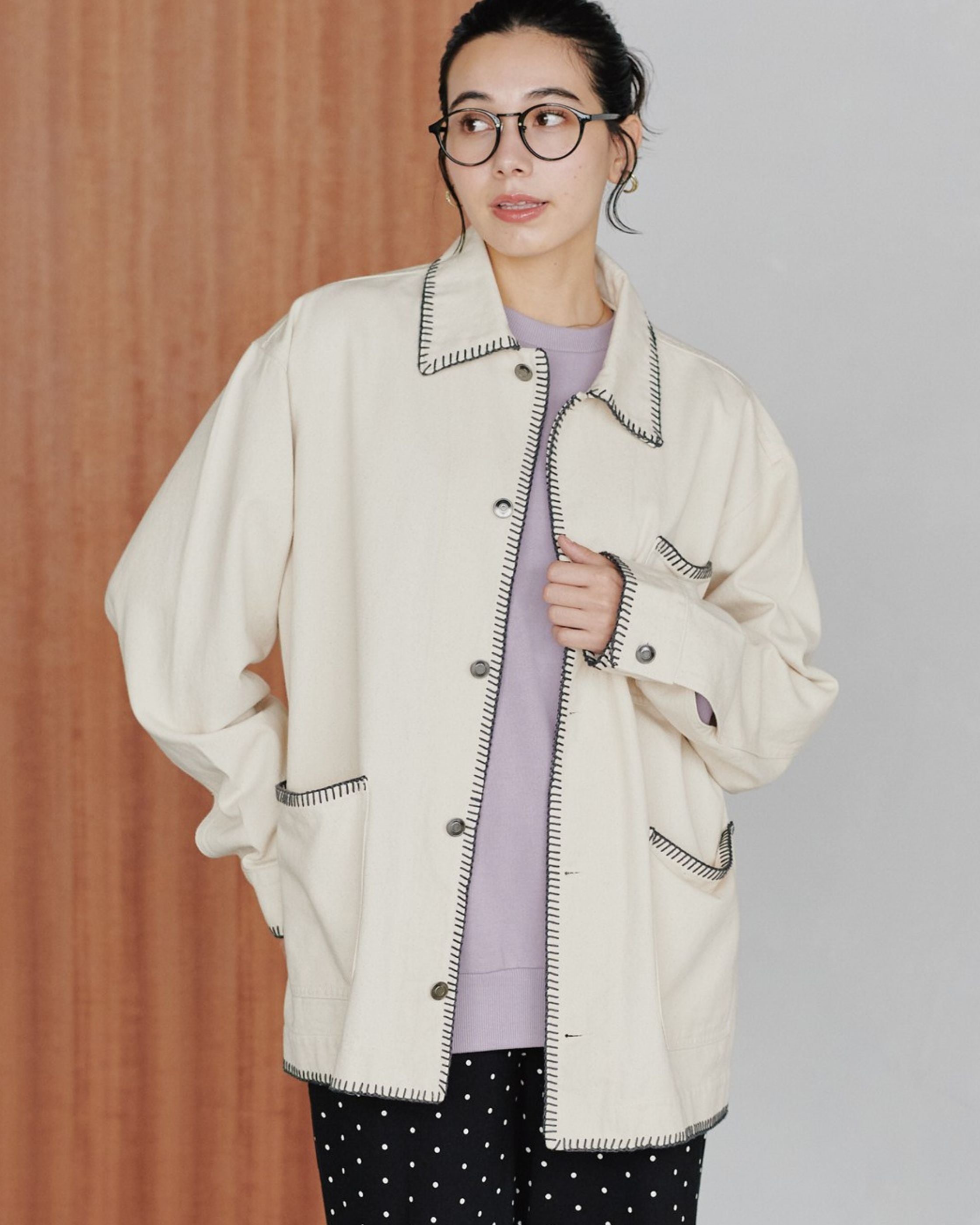 ブランケットステッチ デニムジャケット – Ha-Li-C STORE（ハリック