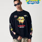 【スポンジ・ボブコラボ】Racing Sweatshirt / 袖プリントコラボスウェット