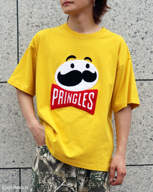 【PRINGLES】サガラ刺繍Tシャツ