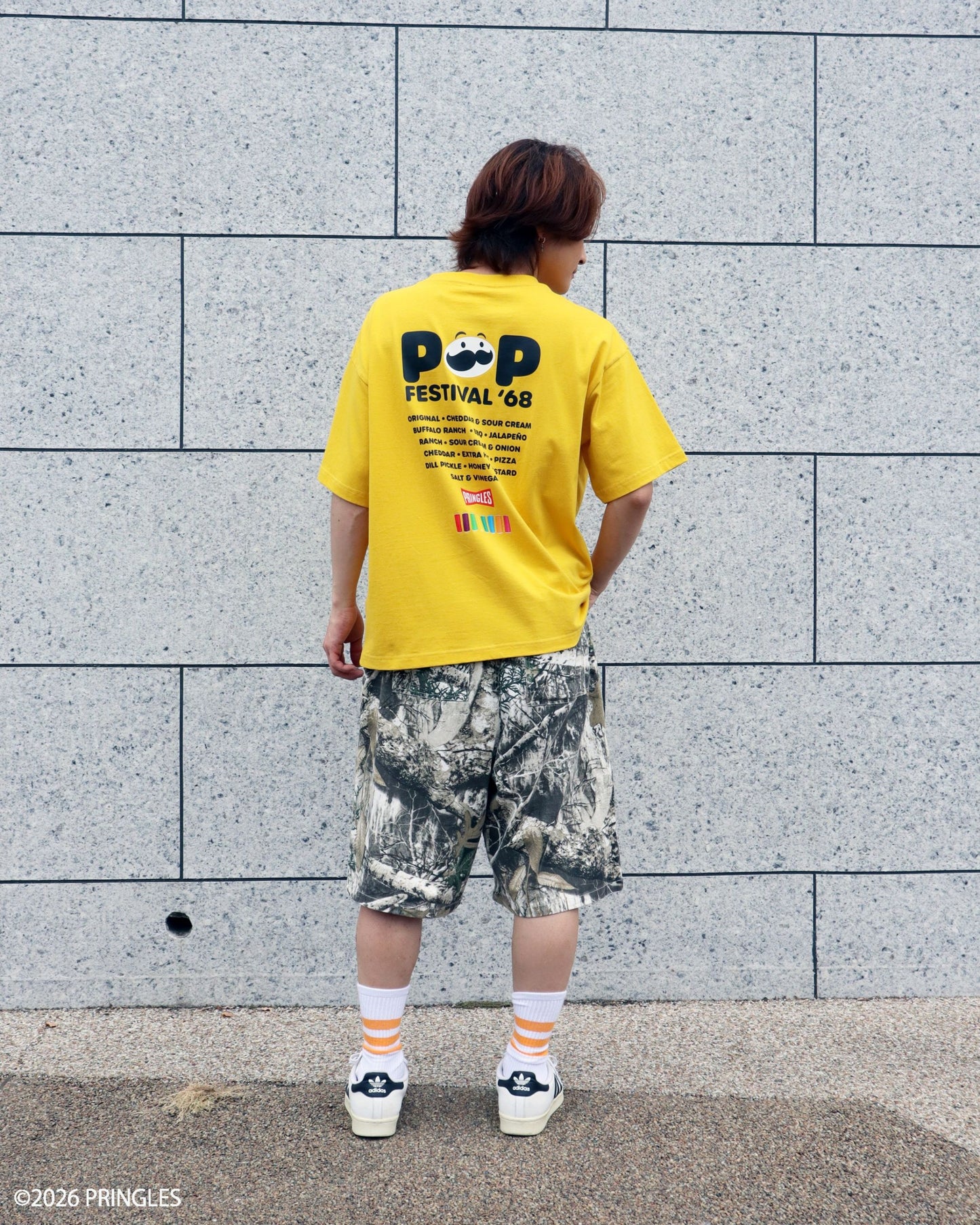 【PRINGLES】サガラ刺繍Tシャツ