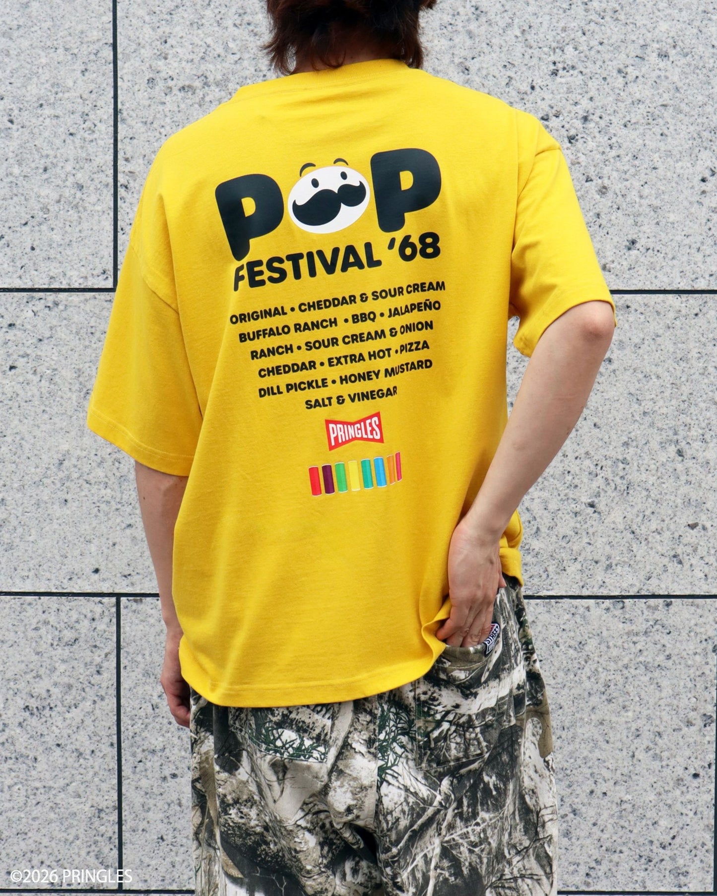 【PRINGLES】サガラ刺繍Tシャツ