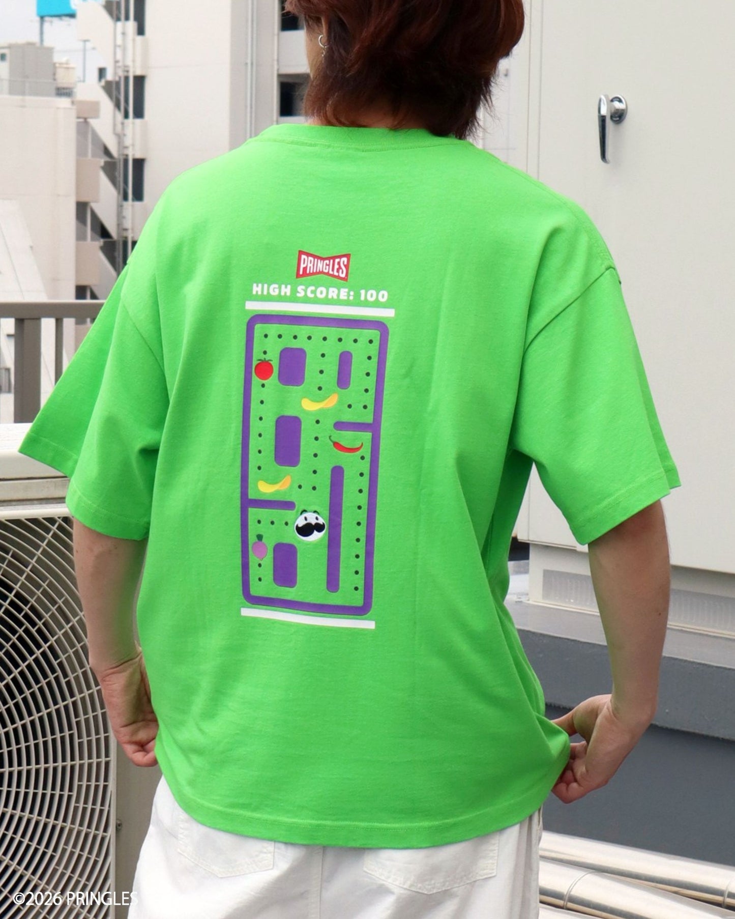 【PRINGLES】ゲーム柄Tシャツ