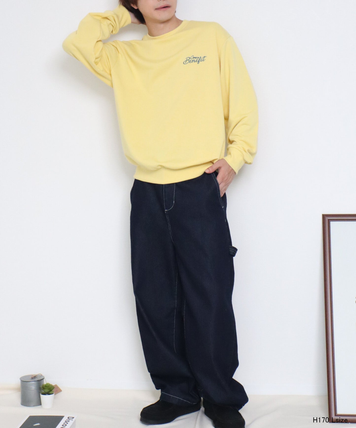 ネコショップ刺繍スウェット