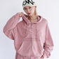 Pigment logo hoodie / ピグメントZIPパーカー