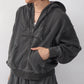 Pigment logo hoodie / ピグメントZIPパーカー