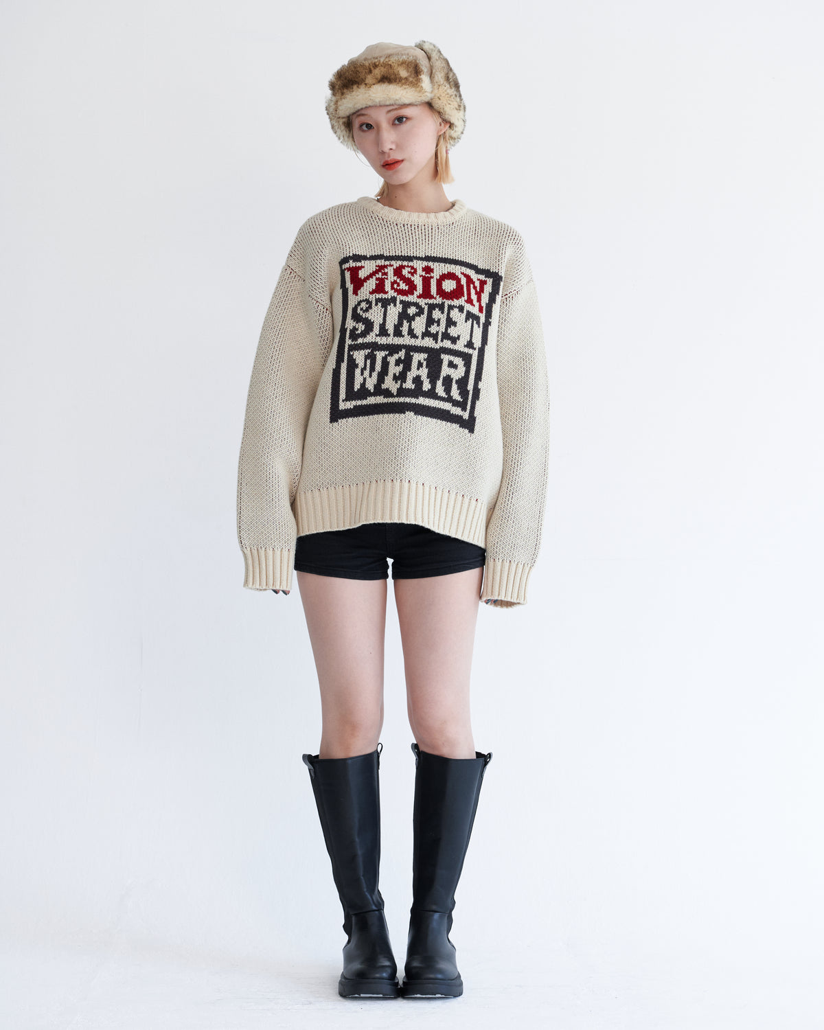 Curly VSW logo knit / カーリーVSWロゴニット
