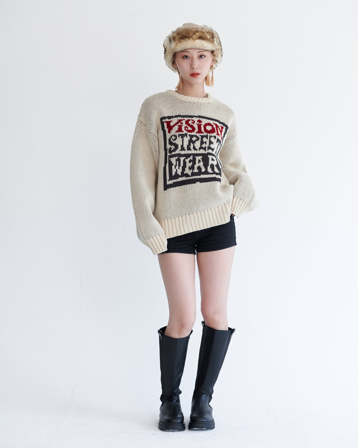 Curly VSW logo knit / カーリーVSWロゴニット