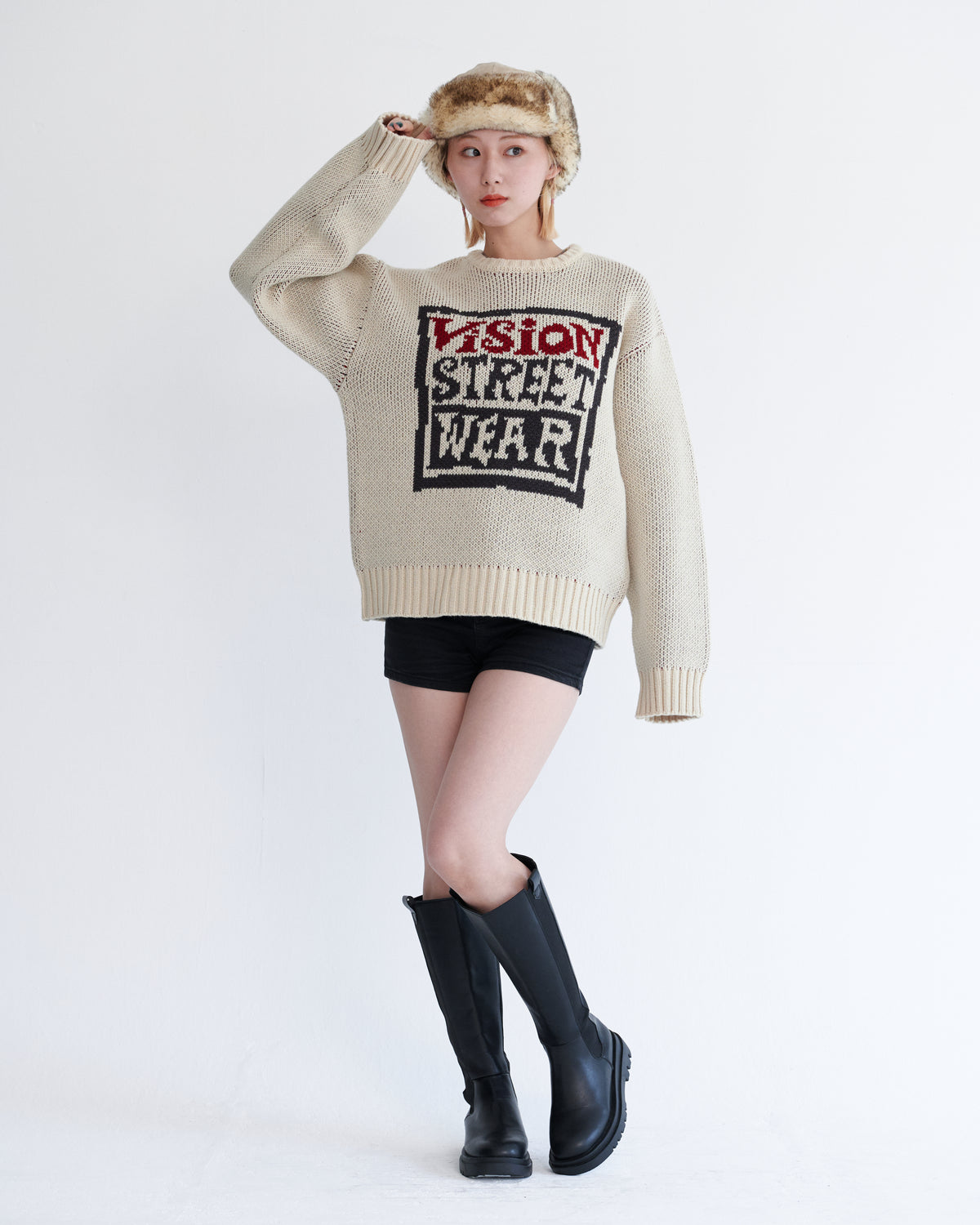 Curly VSW logo knit / カーリーVSWロゴニット