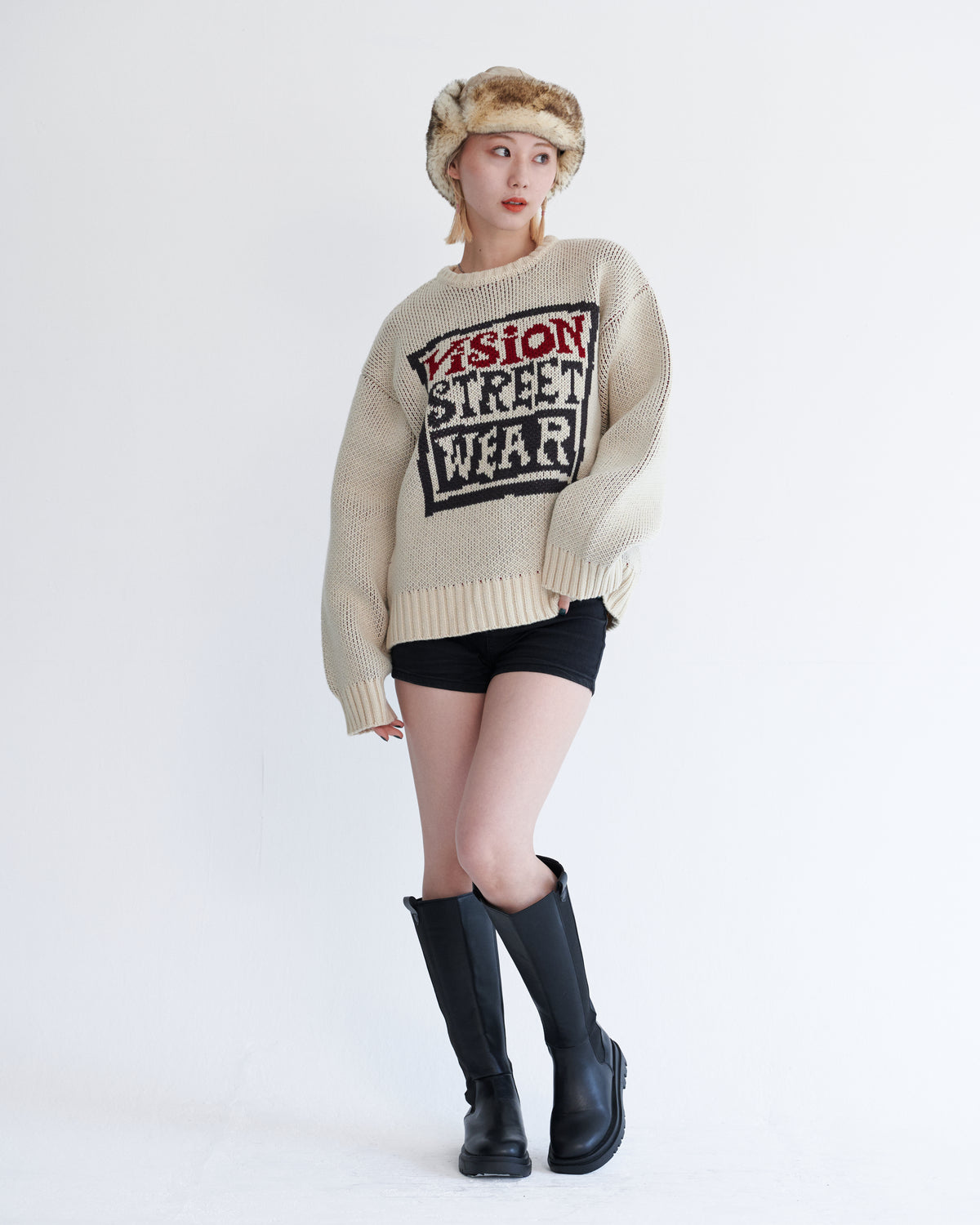 Curly VSW logo knit / カーリーVSWロゴニット
