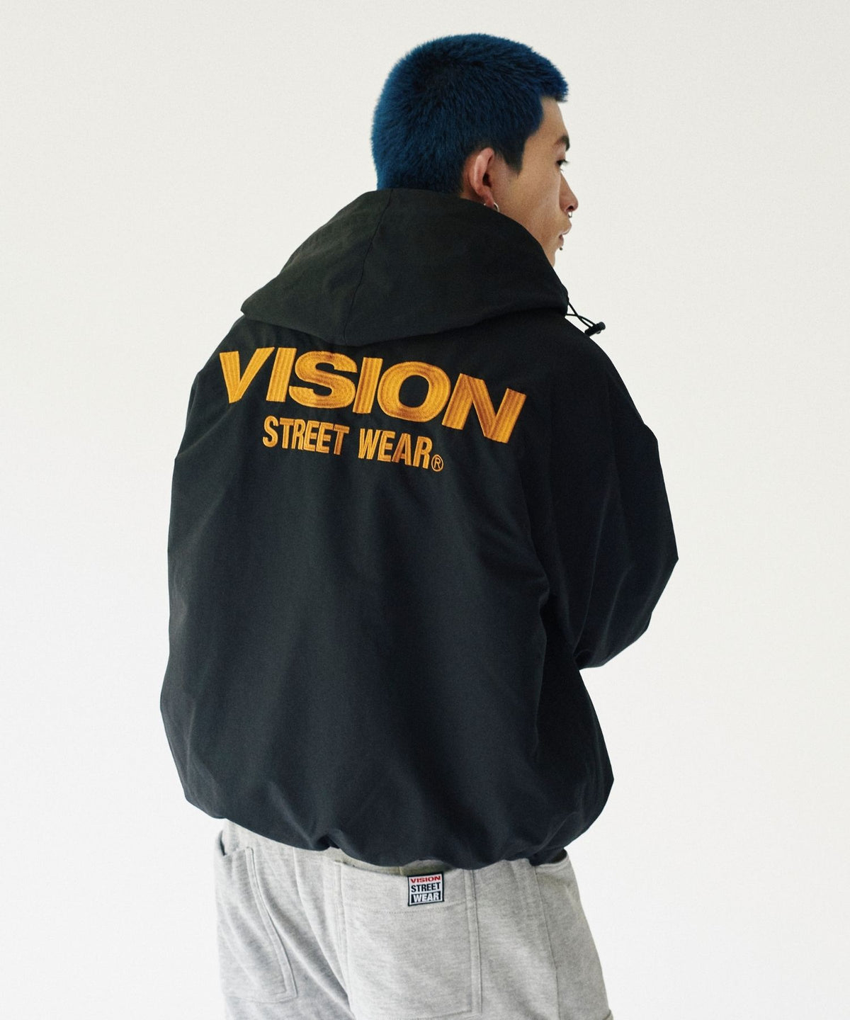 Stand neck hoodie jacket / スタンドネックフーディージャケット