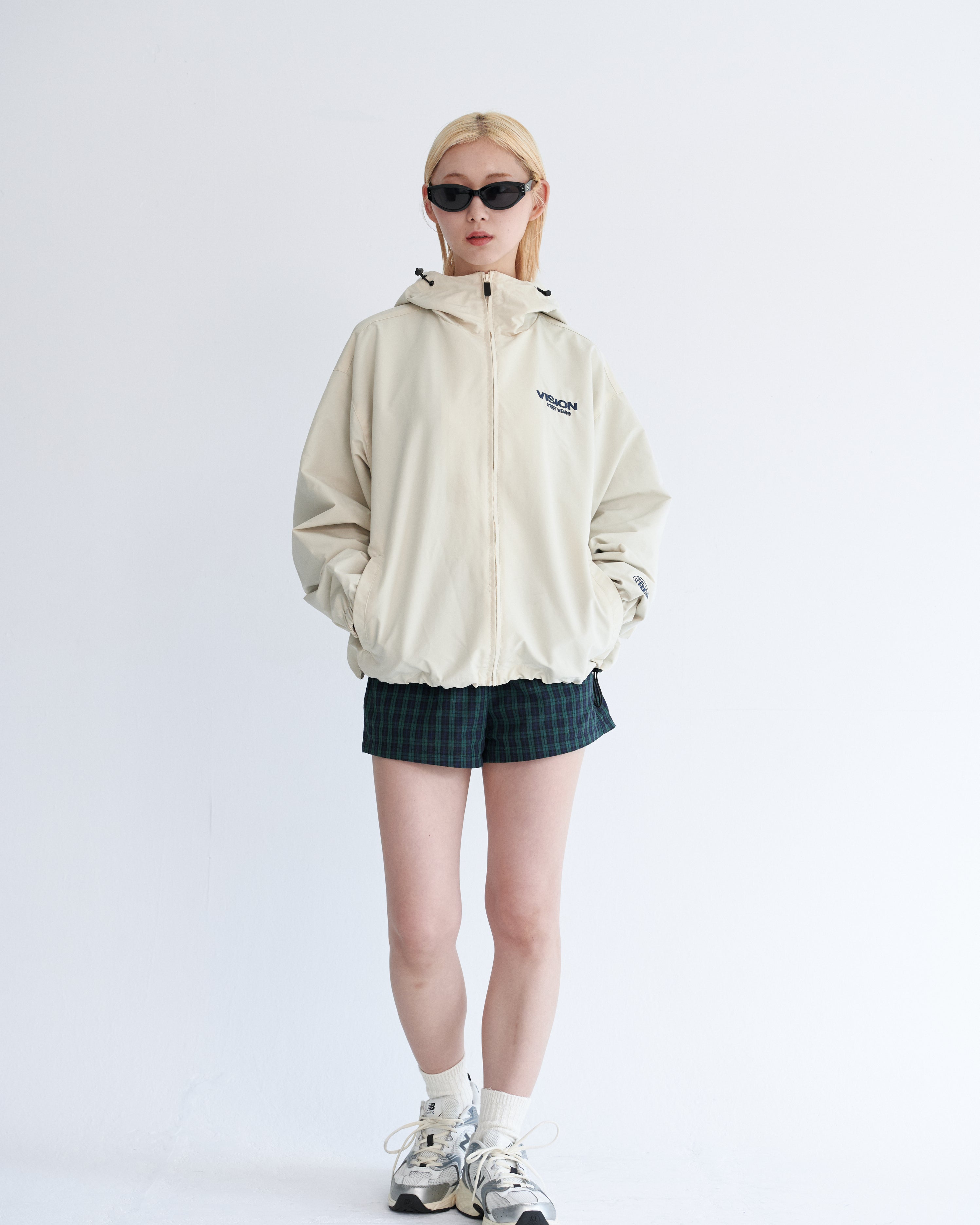 Stand neck hoodie jacket / スタンドネックフーディージャケット – Ha