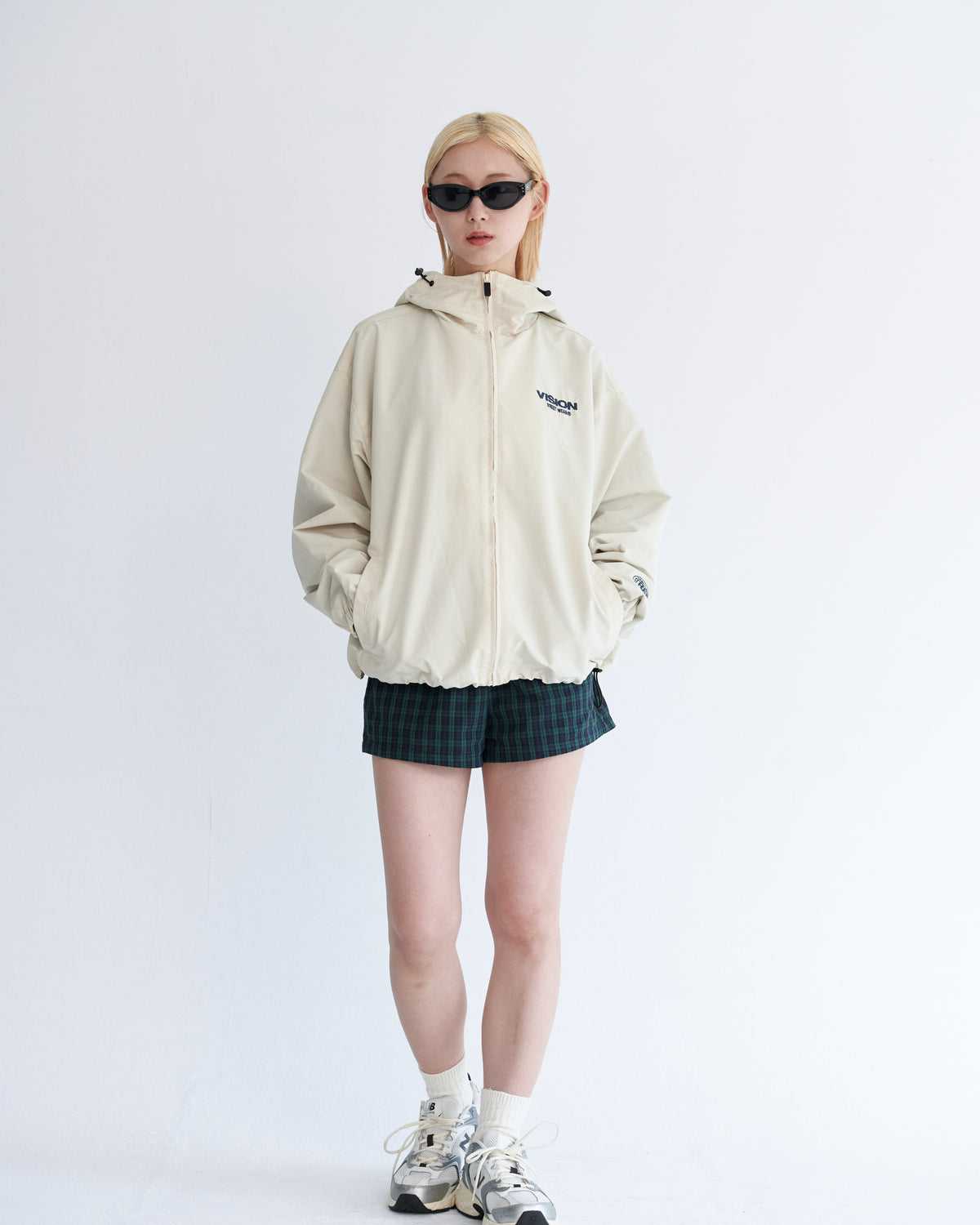 Stand neck hoodie jacket / スタンドネックフーディージャケット