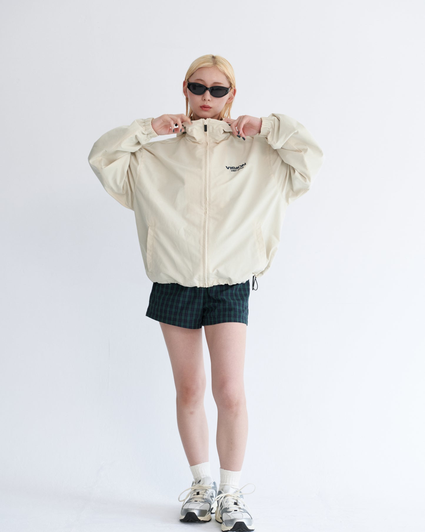 Stand neck hoodie jacket / スタンドネックフーディージャケット