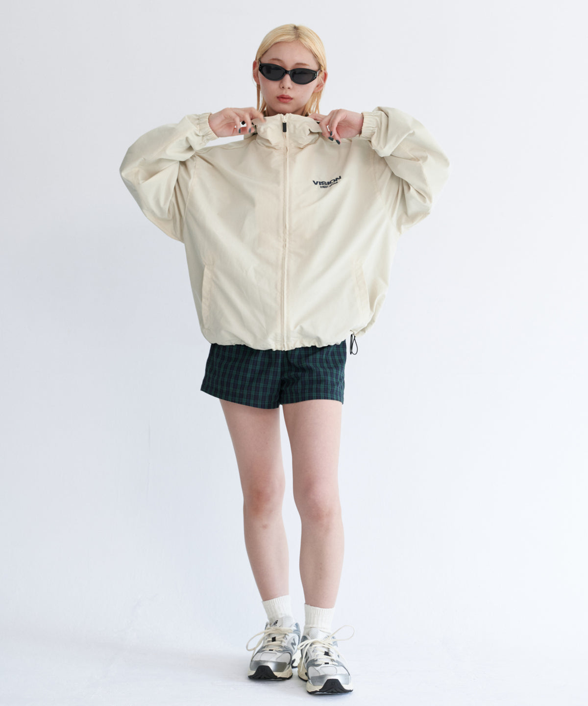 Stand neck hoodie jacket / スタンドネックフーディージャケット
