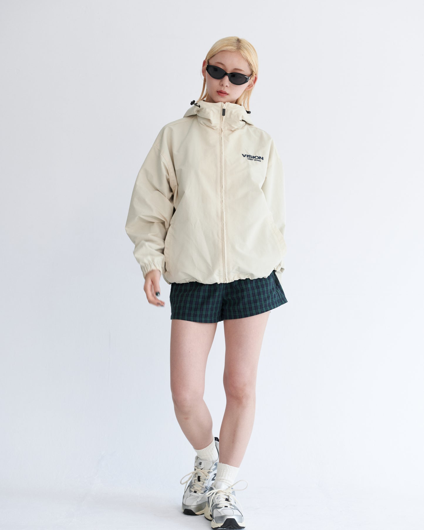 Stand neck hoodie jacket / スタンドネックフーディージャケット