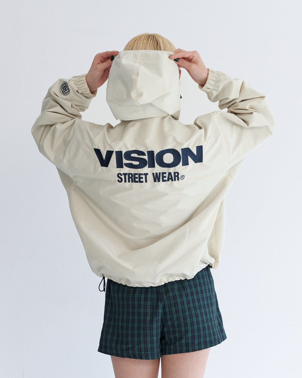 Stand neck hoodie jacket / スタンドネックフーディージャケット