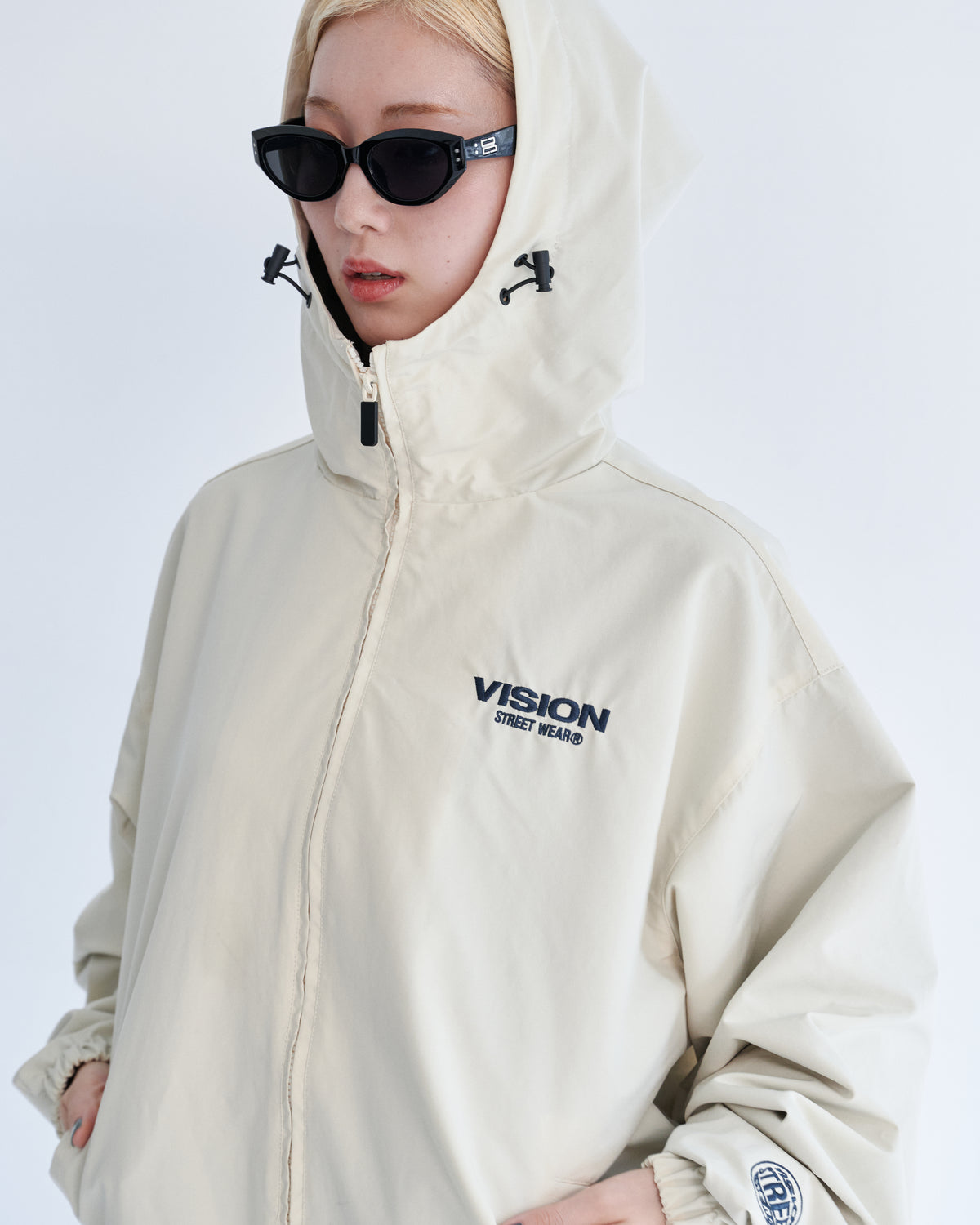 Stand neck hoodie jacket / スタンドネックフーディージャケット