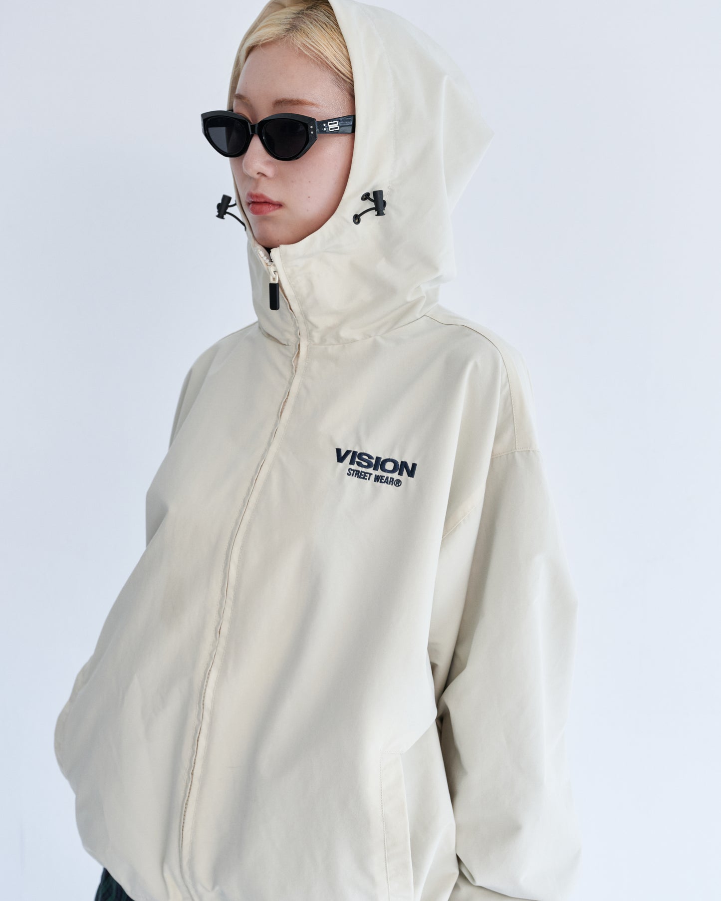 Stand neck hoodie jacket / スタンドネックフーディージャケット