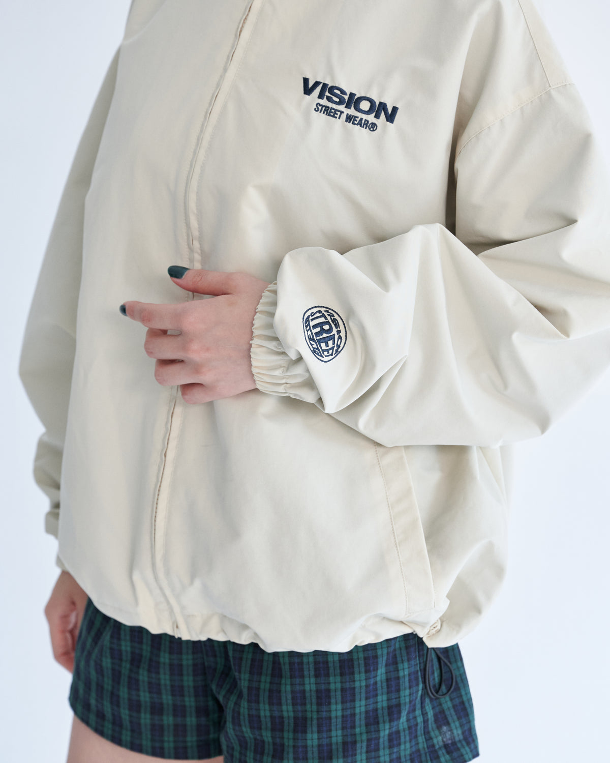 Stand neck hoodie jacket / スタンドネックフーディージャケット