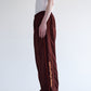 Fake suede piping pants / フェイクスエードパイピングパンツ