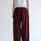Fake suede piping pants / フェイクスエードパイピングパンツ