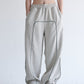 Fake suede piping pants / フェイクスエードパイピングパンツ
