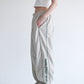 Fake suede piping pants / フェイクスエードパイピングパンツ