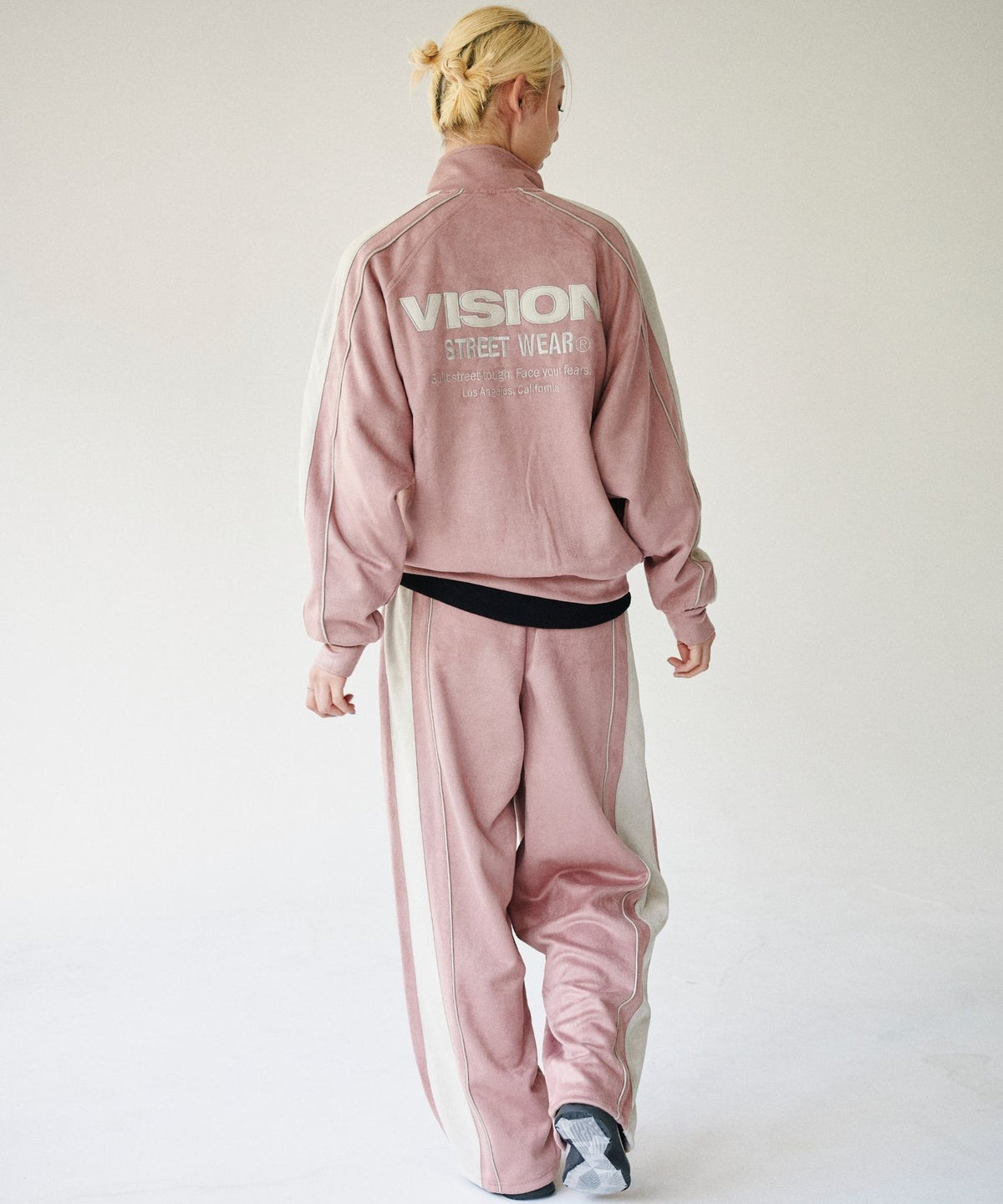 Fake suede track jacket / フェイクスエードトラックジャケット