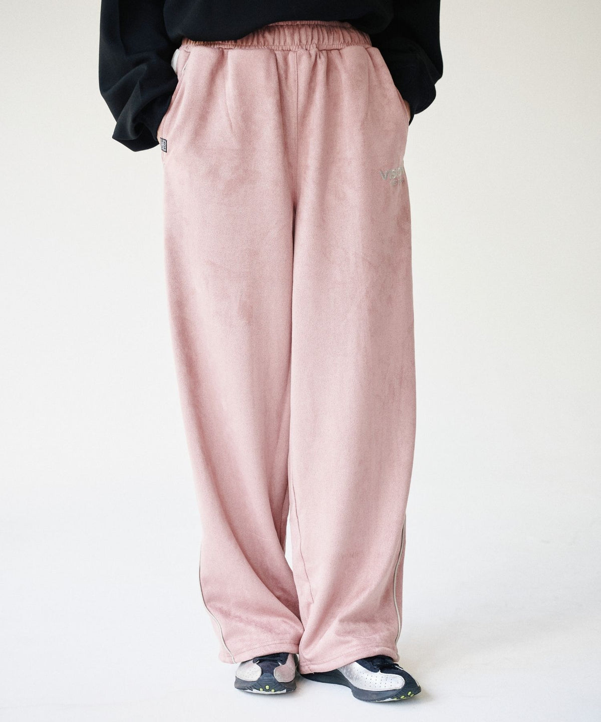 Fake suede track pants / フェイクスエードトラックパンツ