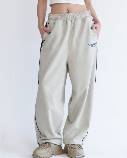 Fake suede track pants / フェイクスエードトラックパンツ