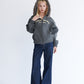Ponch fur hood zip hoodie / ポンチファーフードZIPパーカー