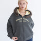 Ponch fur hood zip hoodie / ポンチファーフードZIPパーカー