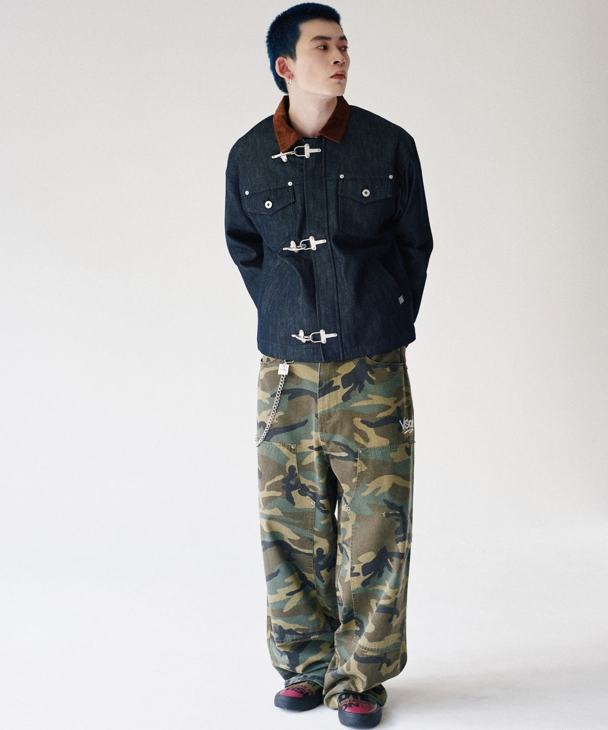 Rigid denim fireman jacket / リジッドデニムファイヤーマンジャケット
