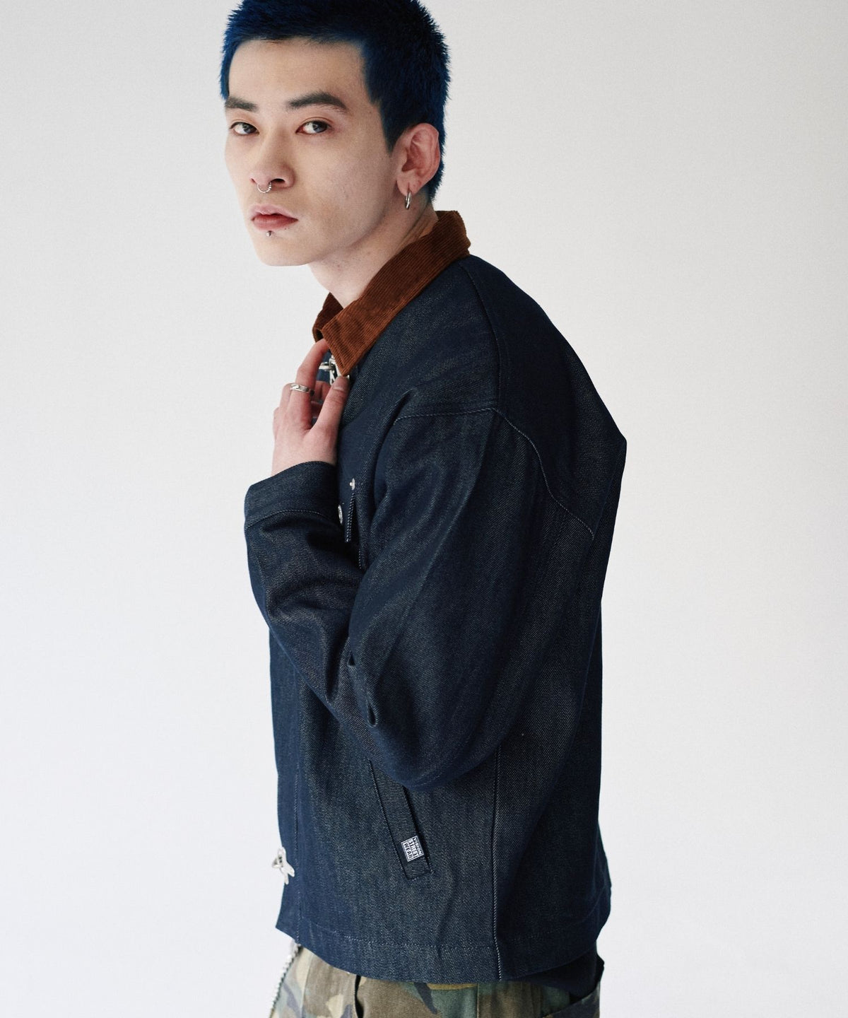 Rigid denim fireman jacket / リジッドデニムファイヤーマンジャケット